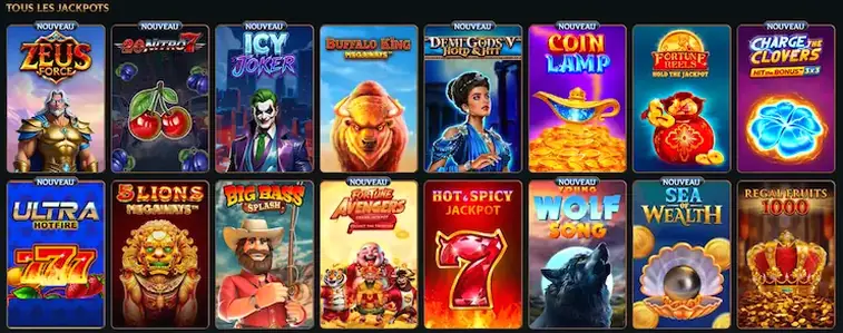 Fonctions bonus et jackpots intégrés à certaines machines à sous